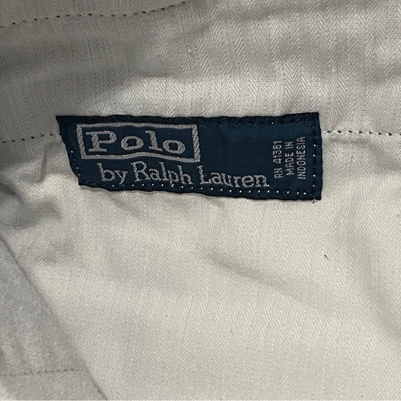 Polo Ralph Lauren Shorts Size 29 Navy Classic Flat Front Chino Casual Prepster - Picture 4 of 7